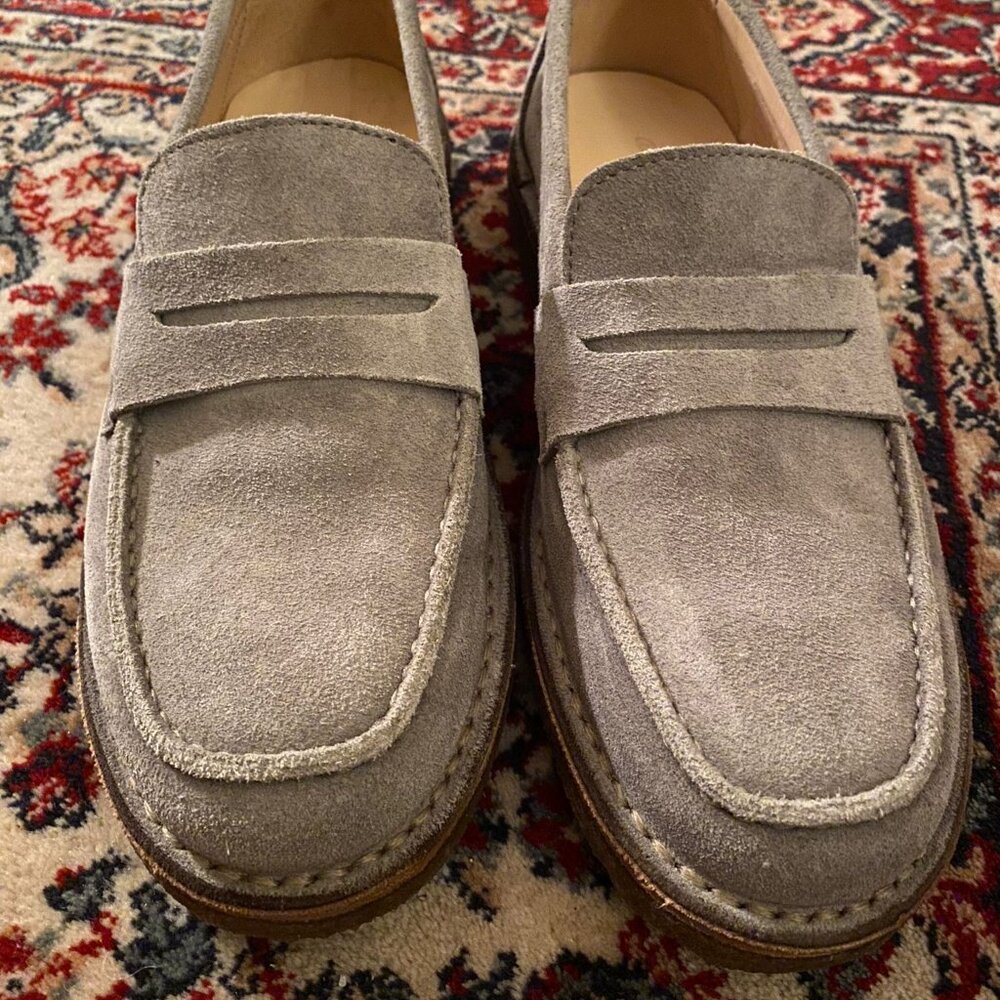 Handmade Italian Suede Loafers | EU 40 US 9